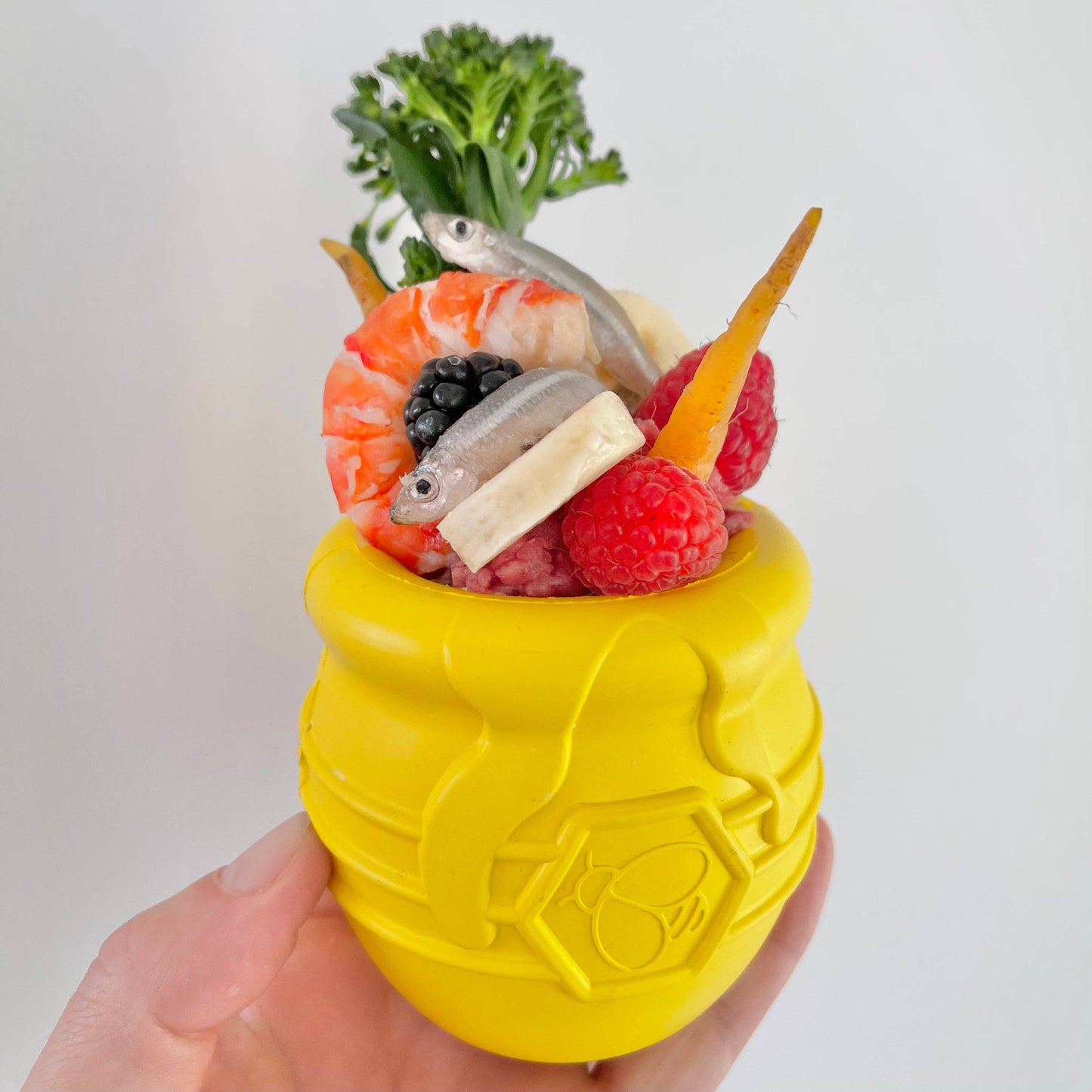 Honey Pot - Chew and Enrichment Toy: Yellow / Extra Large
