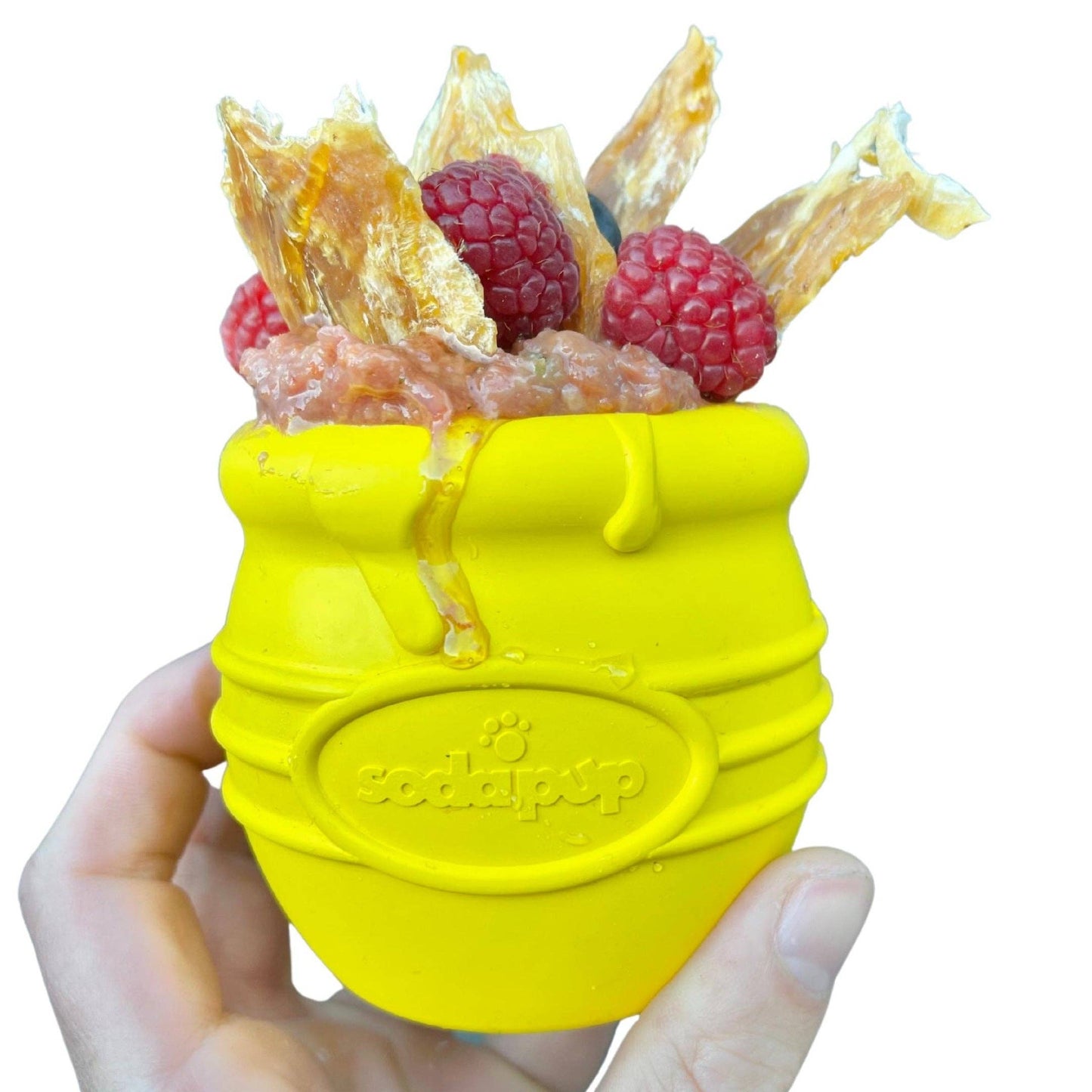 Honey Pot - Chew and Enrichment Toy: Yellow / Extra Large