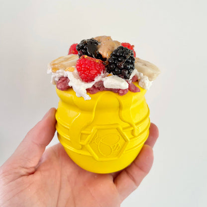 Honey Pot - Chew and Enrichment Toy: Yellow / Extra Large